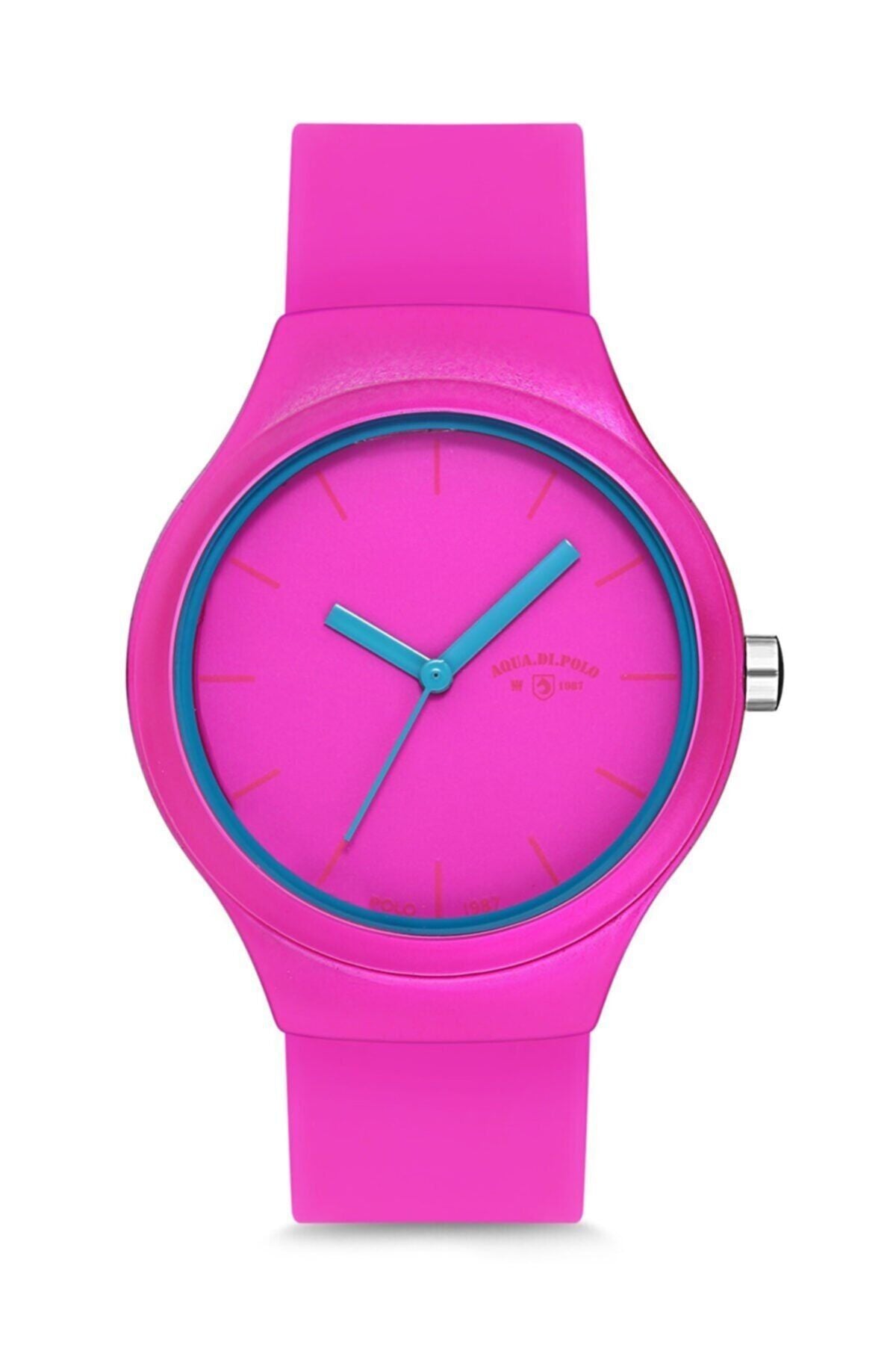 Aqua di Polo 1987 Pink Silicone Women's Wristwatch APSR1-A9651-USPPP