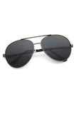 Aqua di Polo Unisex Black Polarized Sunglasses