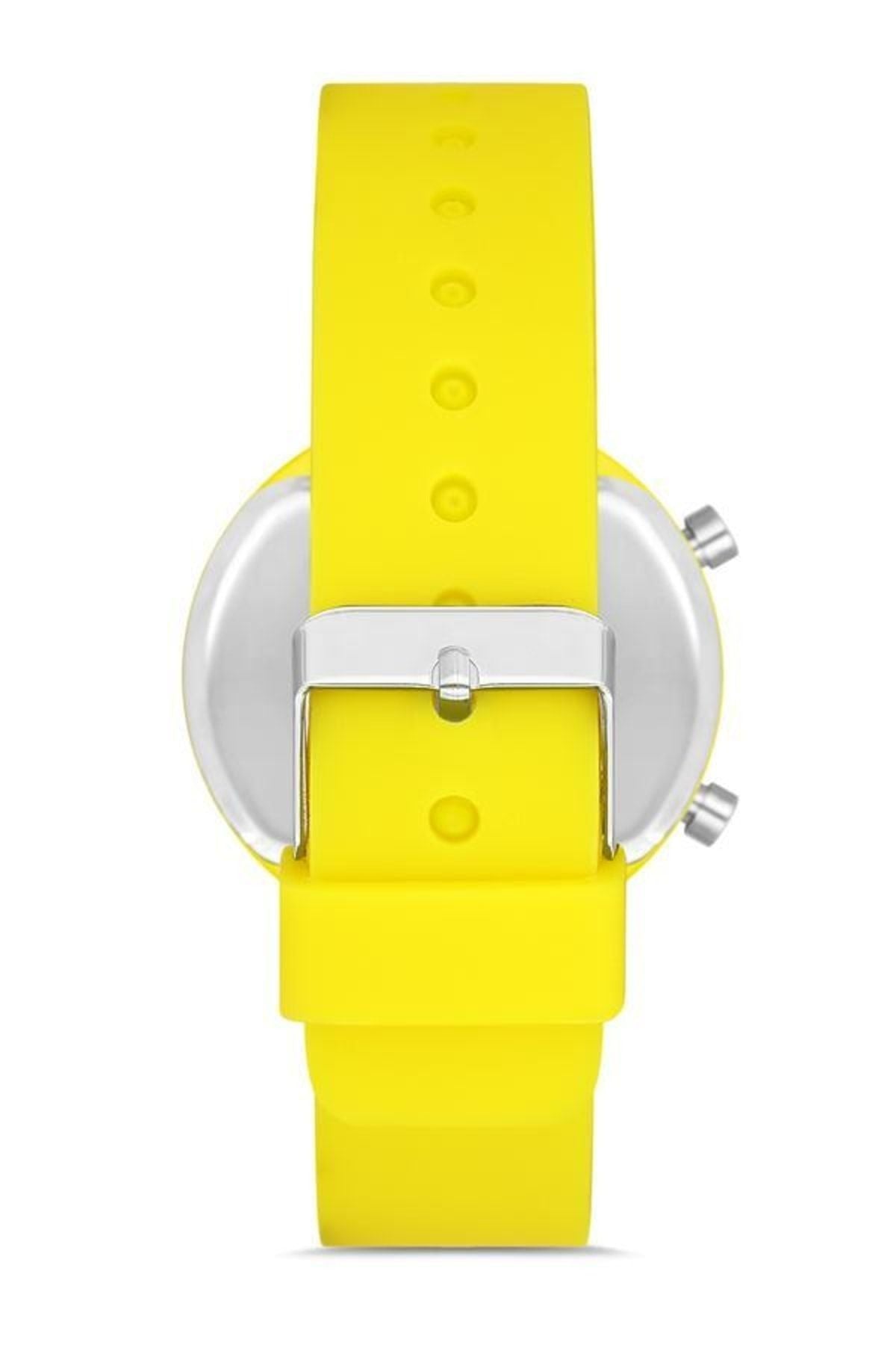 Aqua di Polo 1987 Women's Yellow Silicone Wristwatch