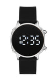 Aqua di Polo 1987 Women's Black Silicone Wristwatch