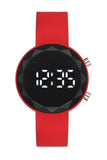 Aqua di Polo 1987 Women's Red Silicone Wristwatch