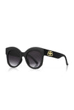 Aqua di Polo 1987 Women's Black Sunglasses