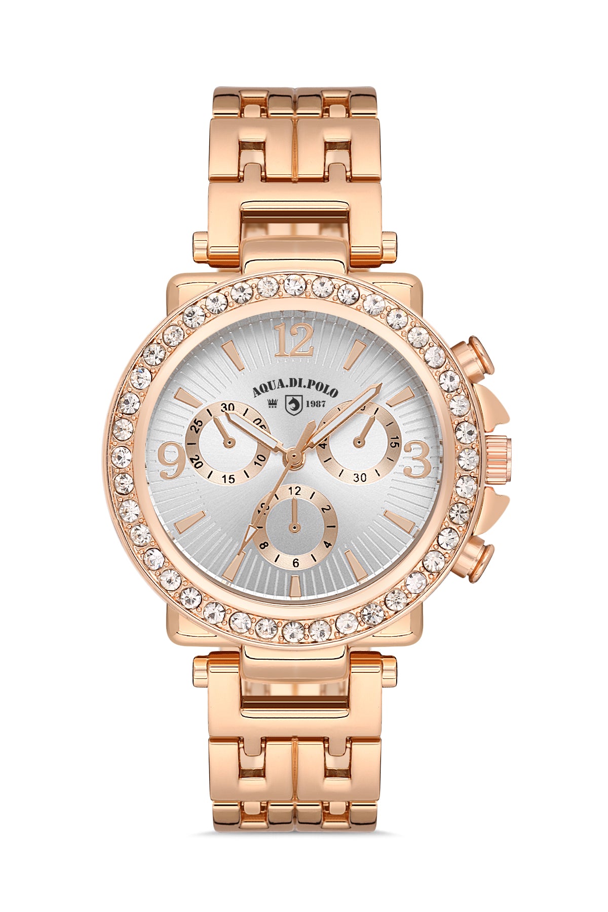 Aqua di Polo 1987 Rose Gold Metal Kadın Kol Saati APWS014103