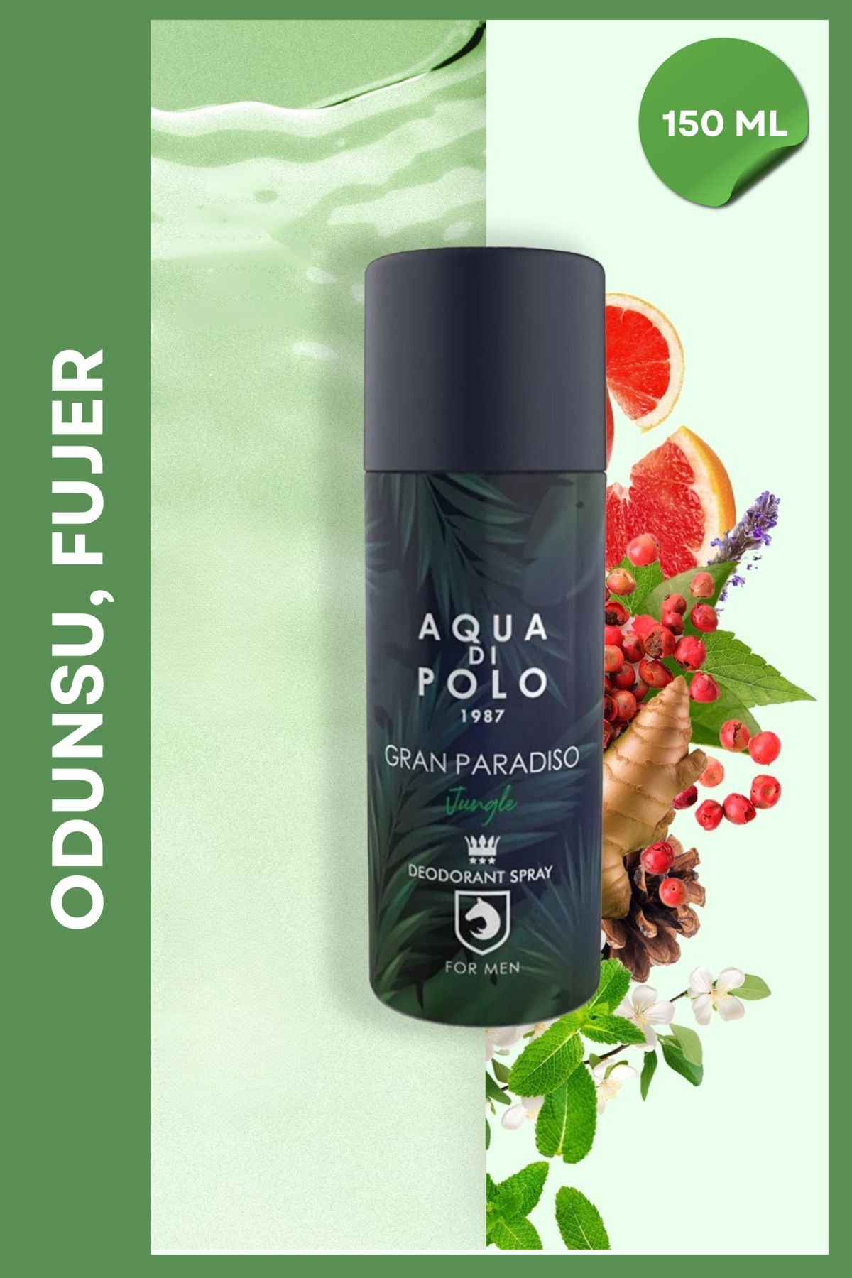 Aqua di Polo 1987 Gran Paradiso Jungle 150 ml Men's Deodorant APCA000201