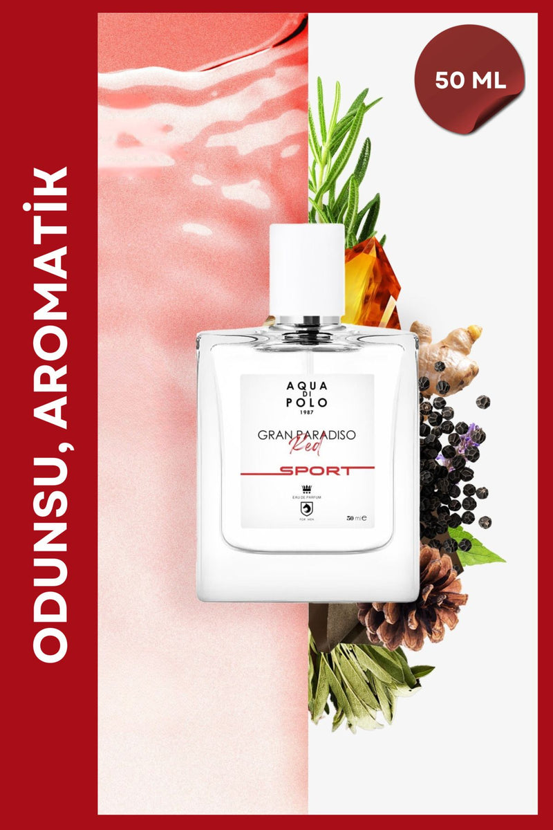 Gran Paradiso Red Sport EDP Erkek Parfüm 50ml