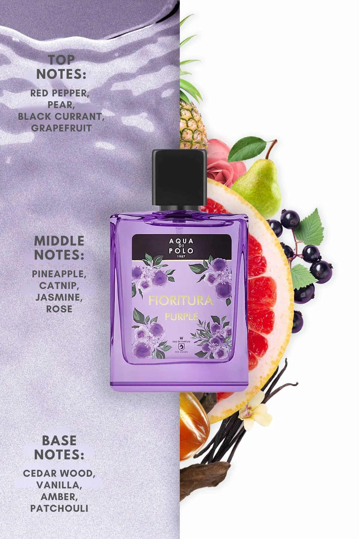 Aqua di Polo 1987 APCN003003 Fioritura Purple EDP 50 ml Kadın Parfüm