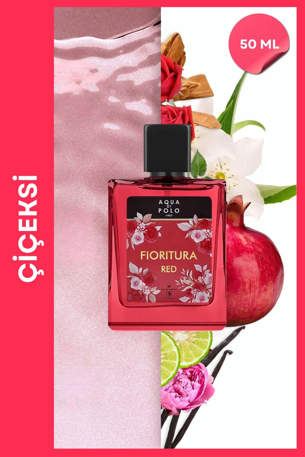 Aqua di Polo 1987 Fioritura Red EDP 50 ml Women's Perfume APCN003004