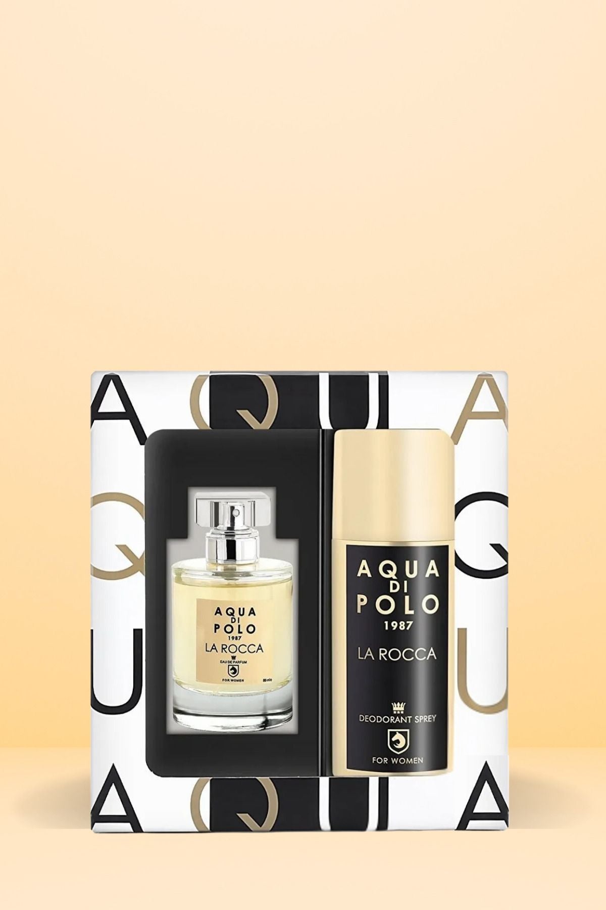 Aqua di Polo La Rocca 50 Ml EDP Women's Perfume and 150 Ml Spray Deodorant 2-Piece Gift Set