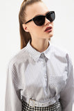 Aqua di Polo Women's Black UV 400 Protection Sunglasses