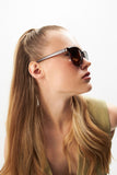 Aqua di Polo 1987 Brown Cat Eye Women's Sunglasses APSN001402