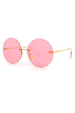 Aqua di Polo 1987 Pink Cut Glass Women's Sunglasses APSN003704