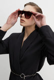 Aqua di Polo 1987 Brown Women's Sunglasses APSN006801