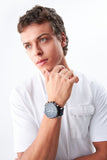 Aqua di Polo 1987 Black Silicone Men's Wristwatch APWR010004
