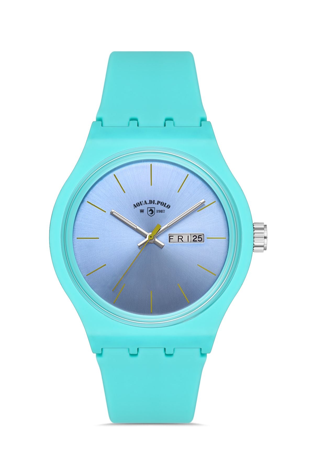 Aqua di Polo 1987 Light Blue Silicone Unisex Wristwatch APWR031806