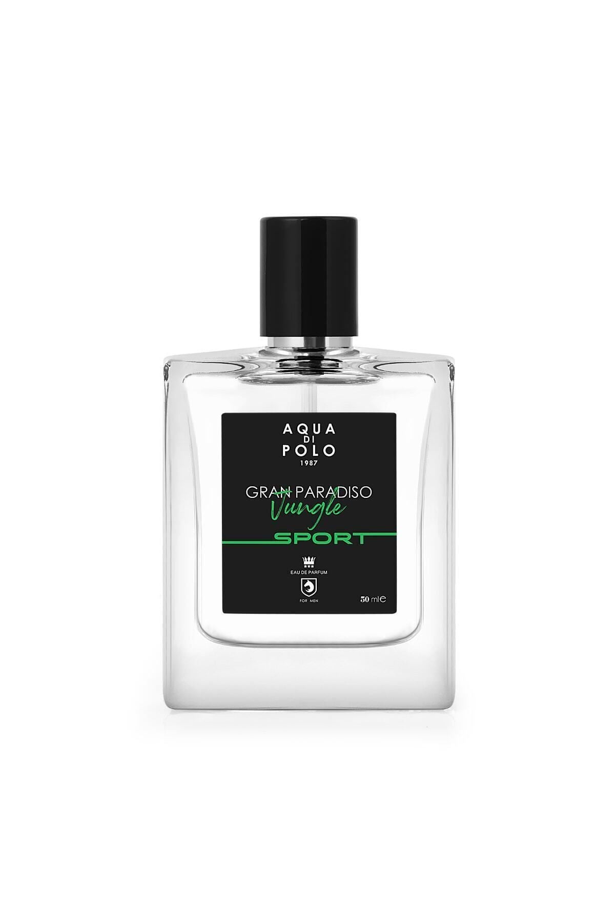 Gran Paradiso Jungle Sport EDP Erkek Parfüm 50ml | Odunsu, Fujer | Greyfurt,Nane,Muskat,Tütsü, Sedir