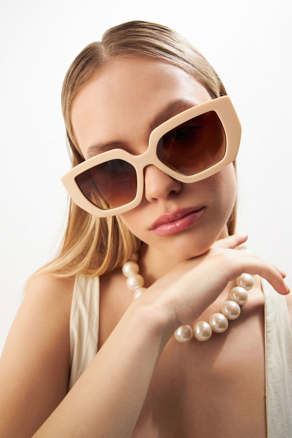 Aqua di Polo 1987 Beige Women's Sunglasses APSN010503