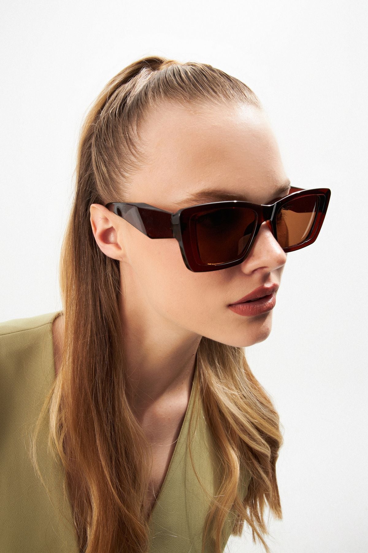 Aqua di Polo 1987 Brown Women's Sunglasses APSN012202