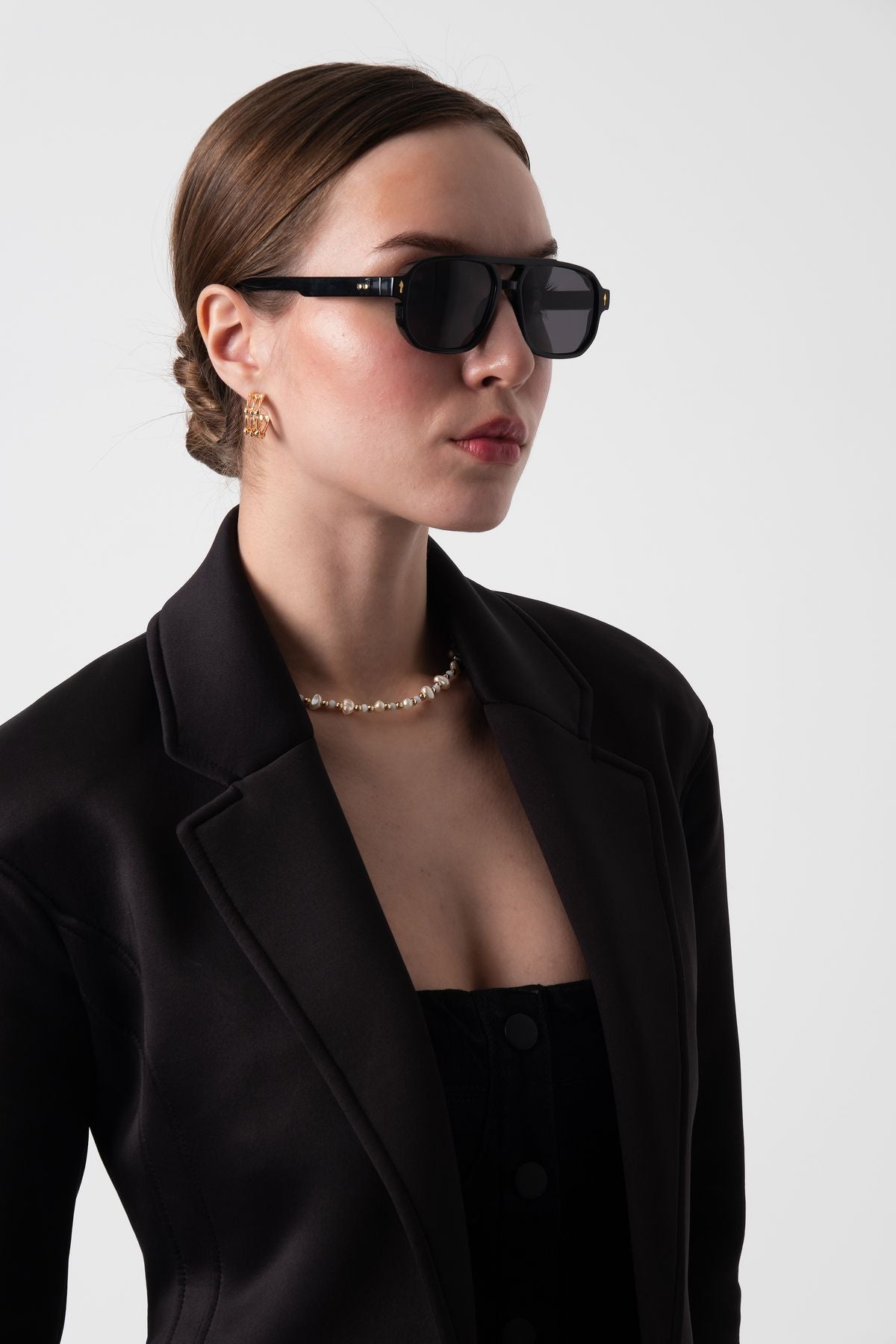 Rodeo Drive Siyah Unisex Kare Güneş Gözlüğü Apso001901