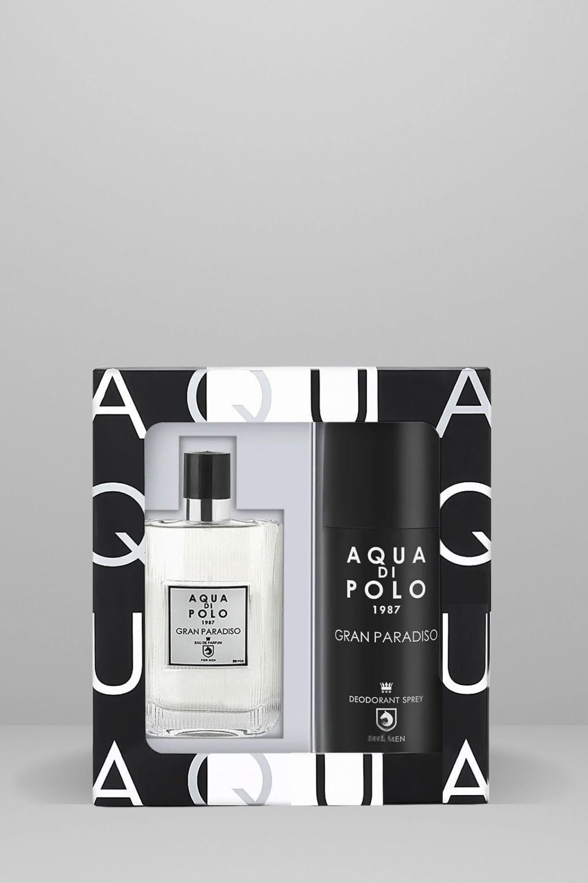 Aqua di Polo Grand Paradiso 50 Ml EDP Men's Perfume and 150 Ml Spray Deodorant 2-Piece Gift Set