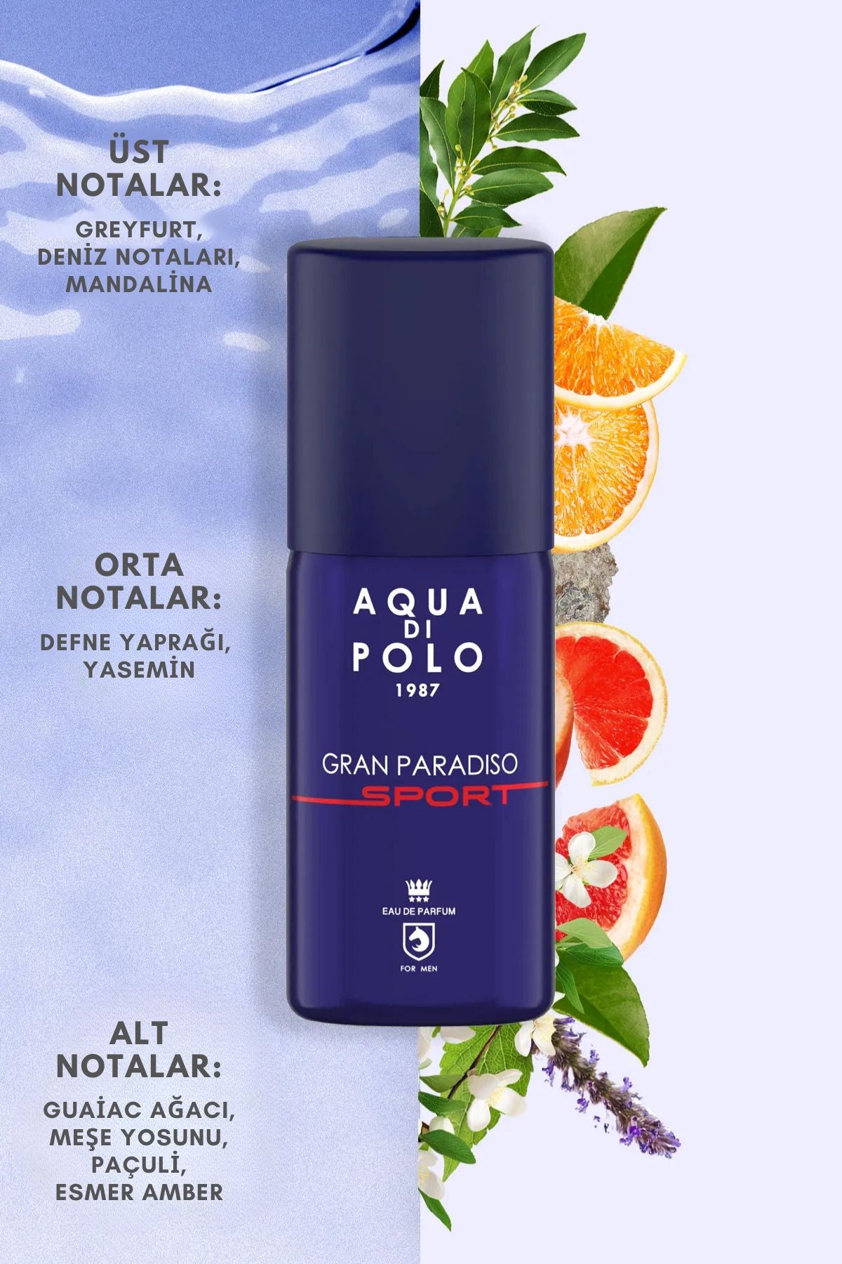 Aqua di Polo 1987 Gran Paradiso Sport EDP 100 ml Men's Perfume APCA000401