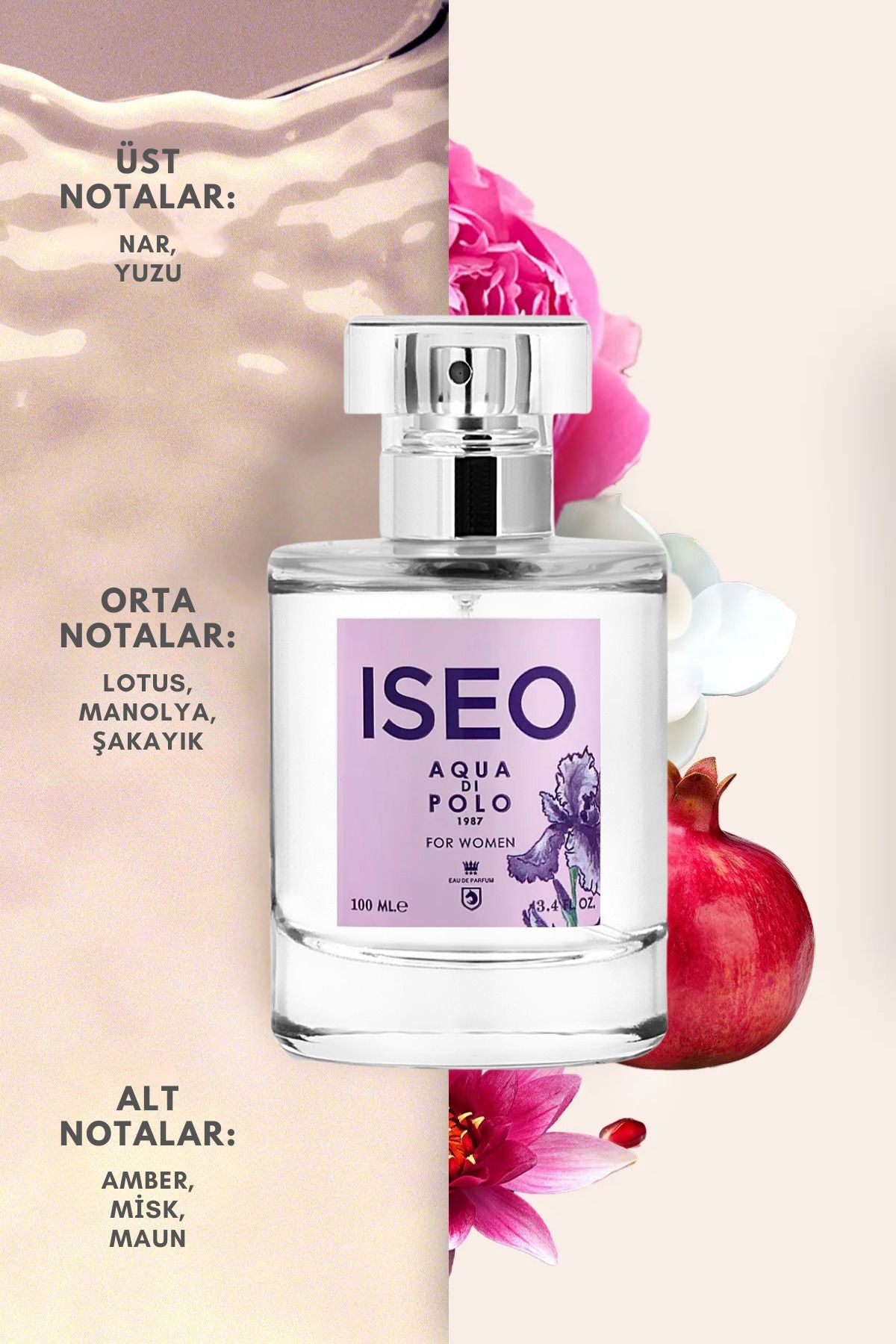 Aqua di Polo 1987 Iseo EDP 100 ml Kadın Parfüm APCN000901