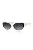 Aqua di Polo 1987 White Women's Cat Eye Sunglasses