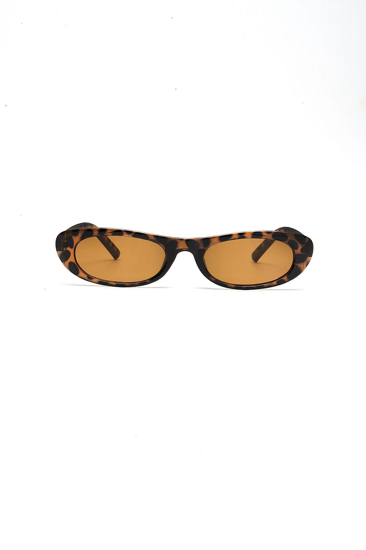 Aqua Di Polo 1987 West Coast Leoparlı Kadın Oval Güneş Gözlüğü APSO001402