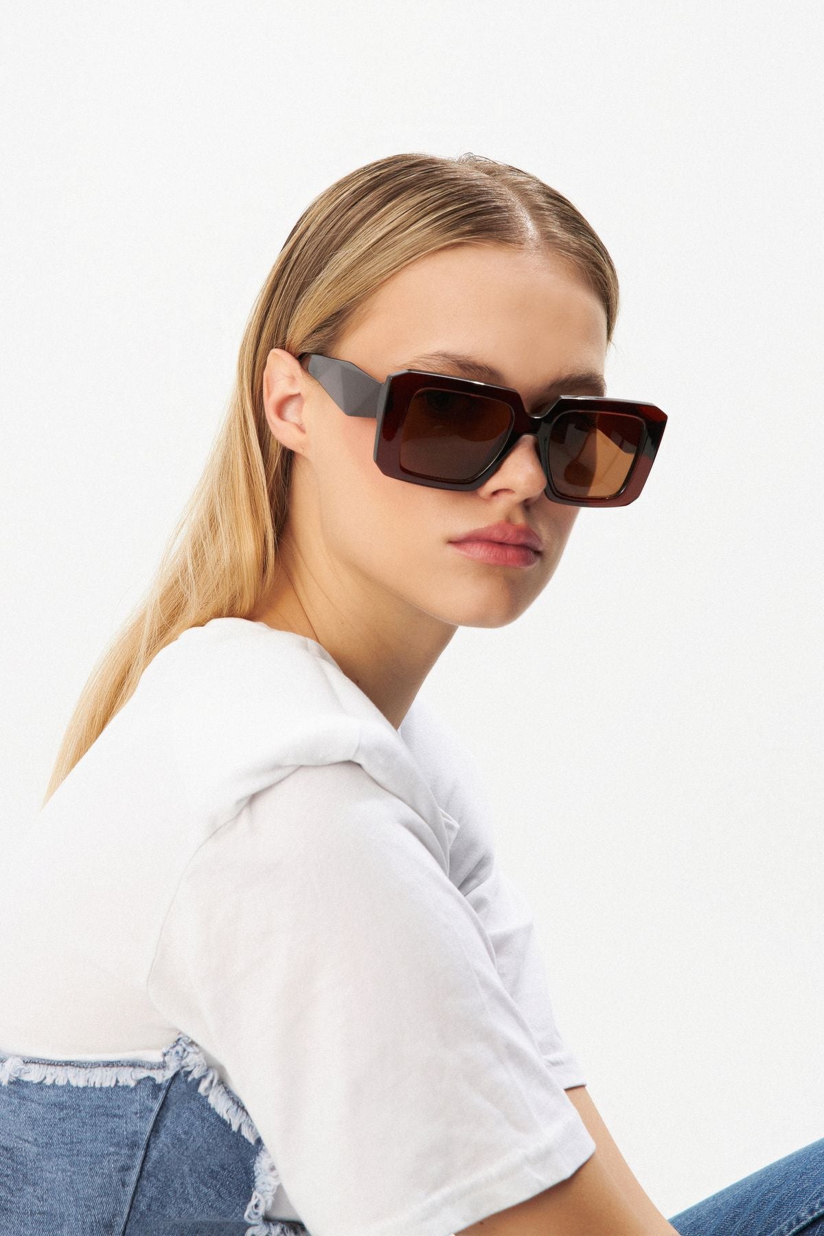 Aqua di Polo 1987 Brown Women's Sunglasses APSN011302