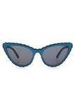 Aqua di Polo 1987 Blue Cat Eye Women's Sunglasses APSD00413