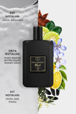 Gran Paradiso Black EDP Erkek Parfüm 100ml | Odunsu, Baharatlı | Limon, Bergamot, Tütün, Deri
