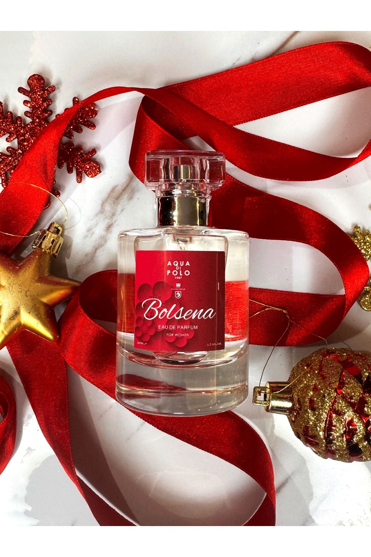 Bolsena EDP Kadın Parfüm 50 ml | Çiçeksi| Tutku Çiçeği, Gardenya, Yasemin, Vanilya, Vetiver