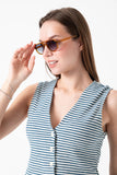 Aqua Di Polo 1987 Rodeo Drive Vizon  Unisex Dikdörtgen Güneş Gözlüğü APSO000811