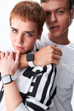 Aqua di Polo 1987 Unisex Beyaz Silikon Dijital Led Kol Saati APWR033305