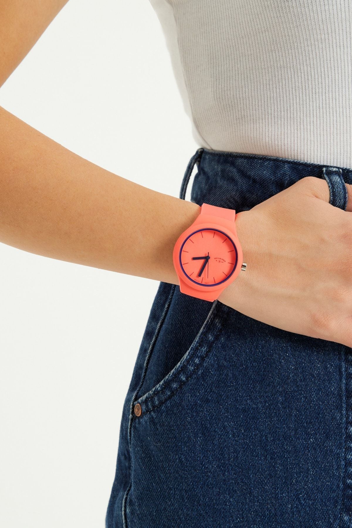 Aqua di Polo 1987 Orange Silicone Unisex Wristwatch APSR1-A9647-USTTT