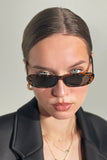 West Coast Leoparlı Kadın Oval Güneş Gözlüğü Apso001403