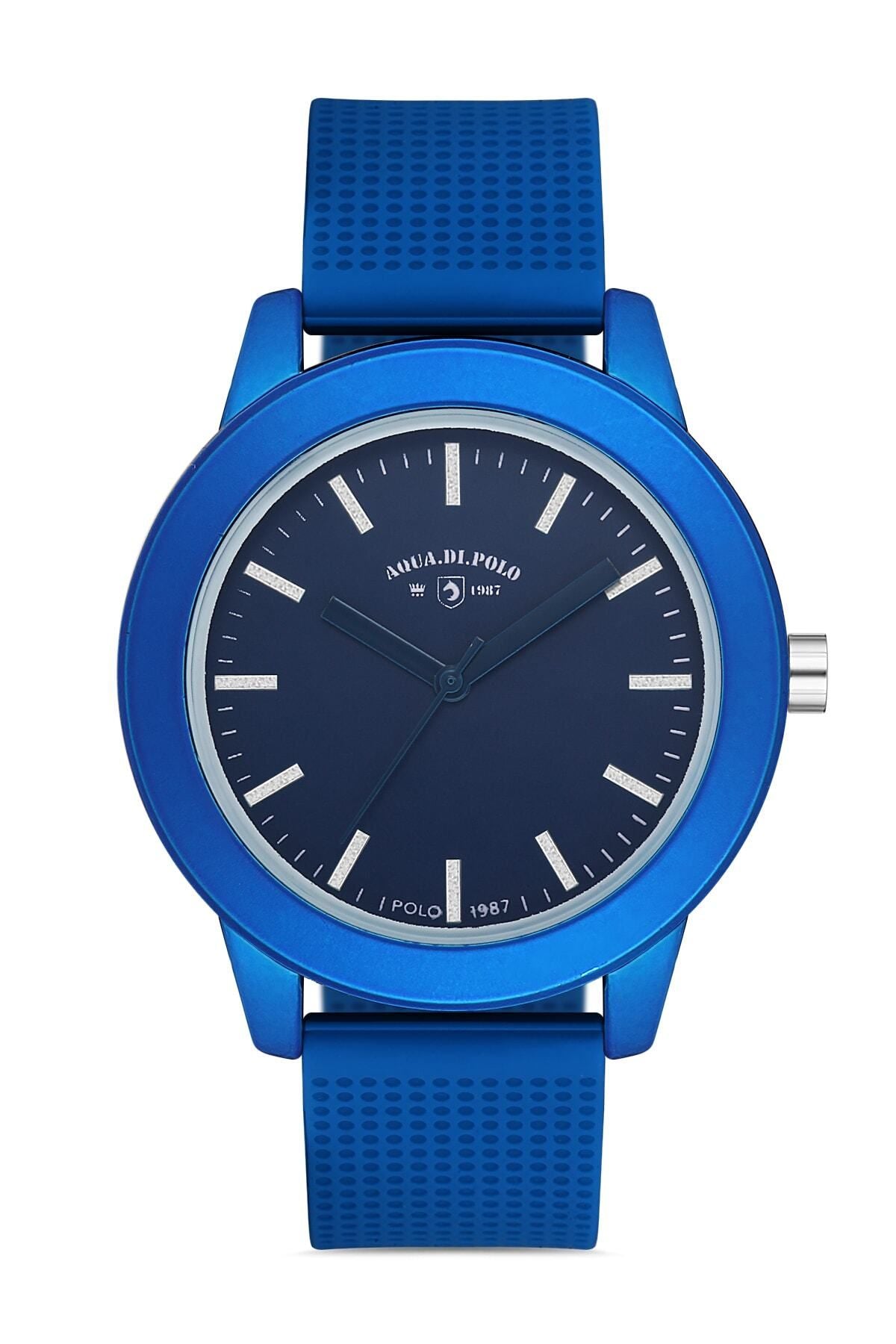 Aqua di Polo 1987 Navy Blue Silicone Unisex Wristwatch APSR1-A9652-KS777