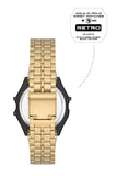 Aqua di Polo 1987 Gold Metal Floral Retro Women's Wristwatch APWA034004