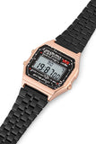 Aqua di Polo 1987 Black Metal Retro Series Unisex Wristwatch APWA063802