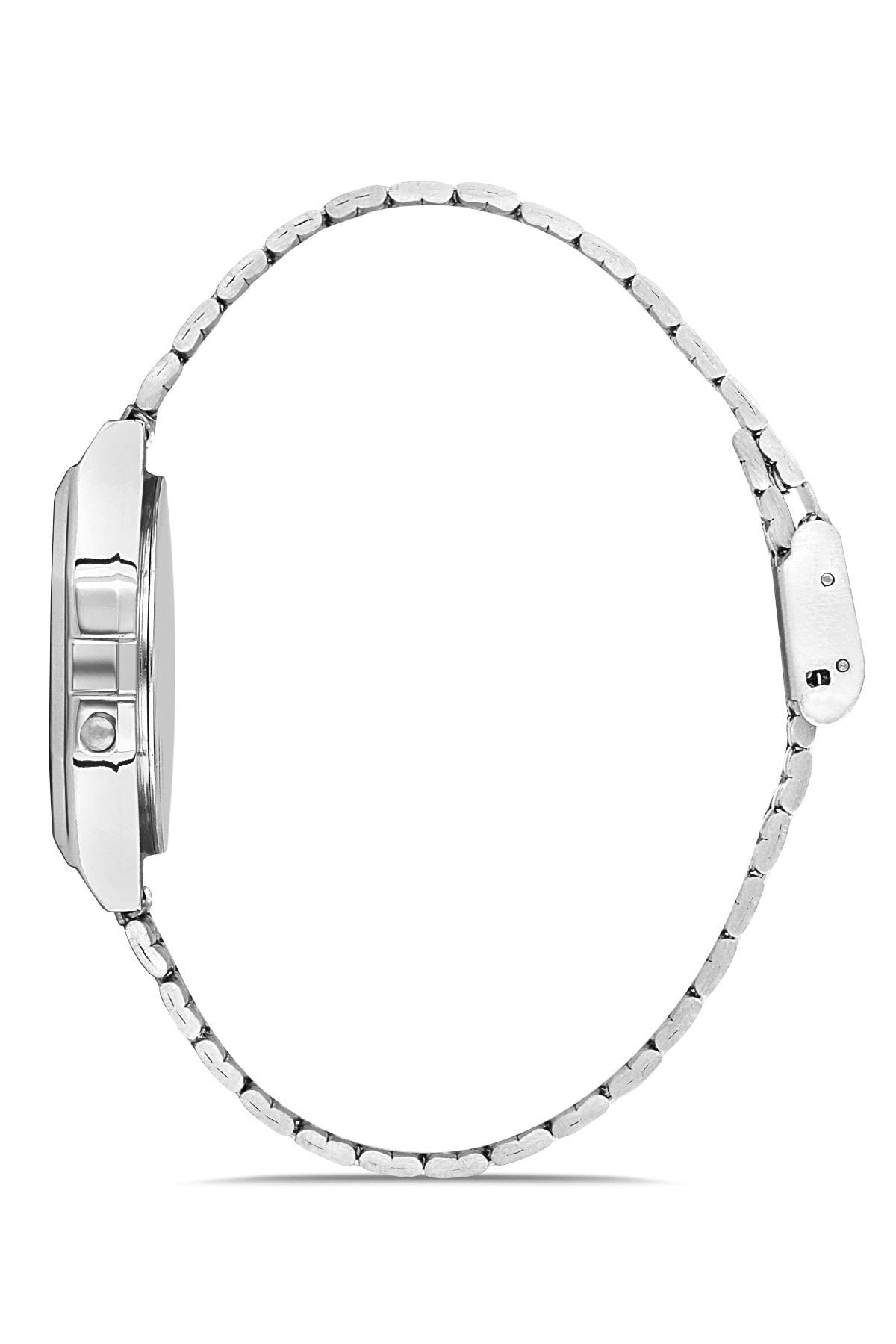 Aqua di Polo 1987 Silver Metal Retro Plaid Unisex Wristwatch APWA064800