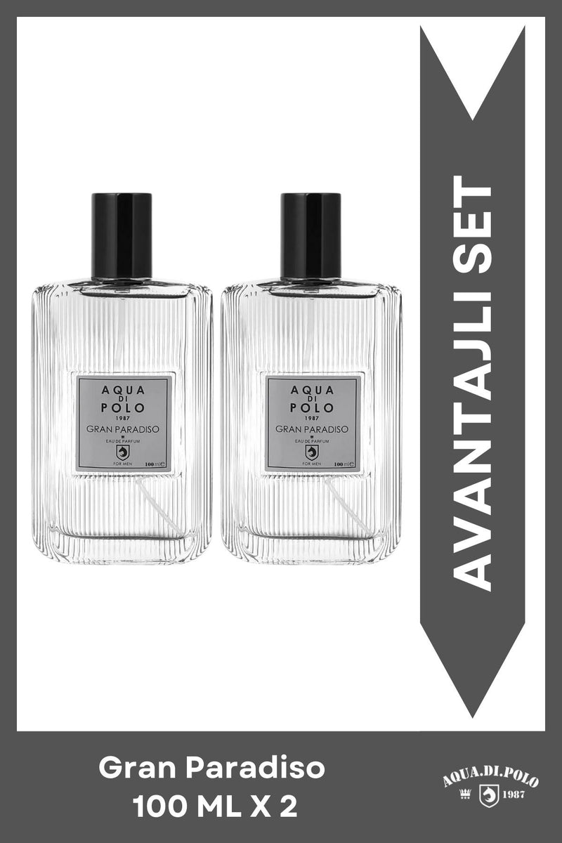 Gran Paradiso EDP Erkek Parfüm 100 ml 2 Adet Set