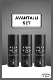 Aqua di Polo 1987 Gran Paradiso 150 ml Triple Men's Deodorant Set STCC004401