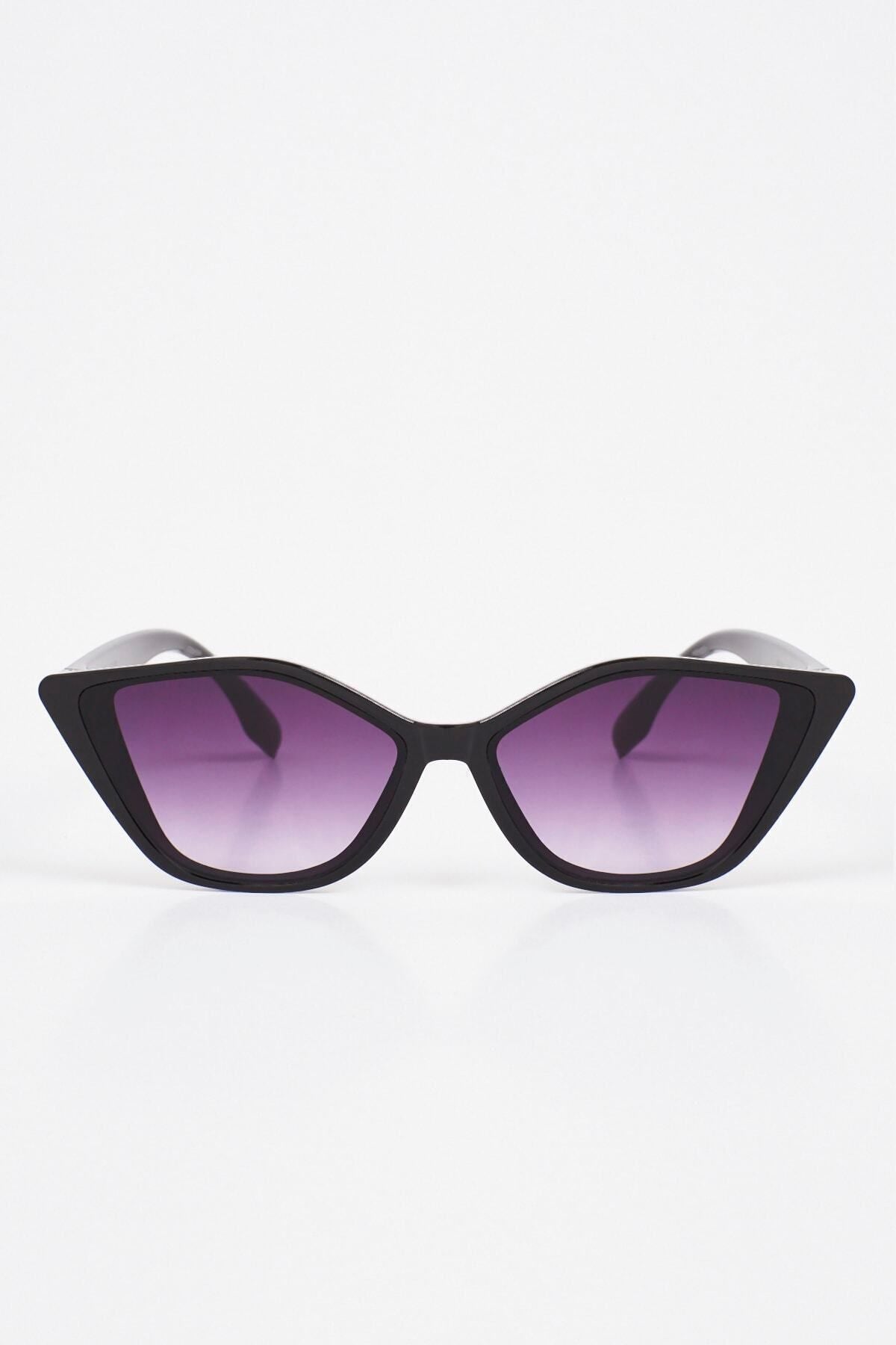 Cat Eye Füme Kadın Güneş Gözlüğü Apsn004500--55 Ekartman