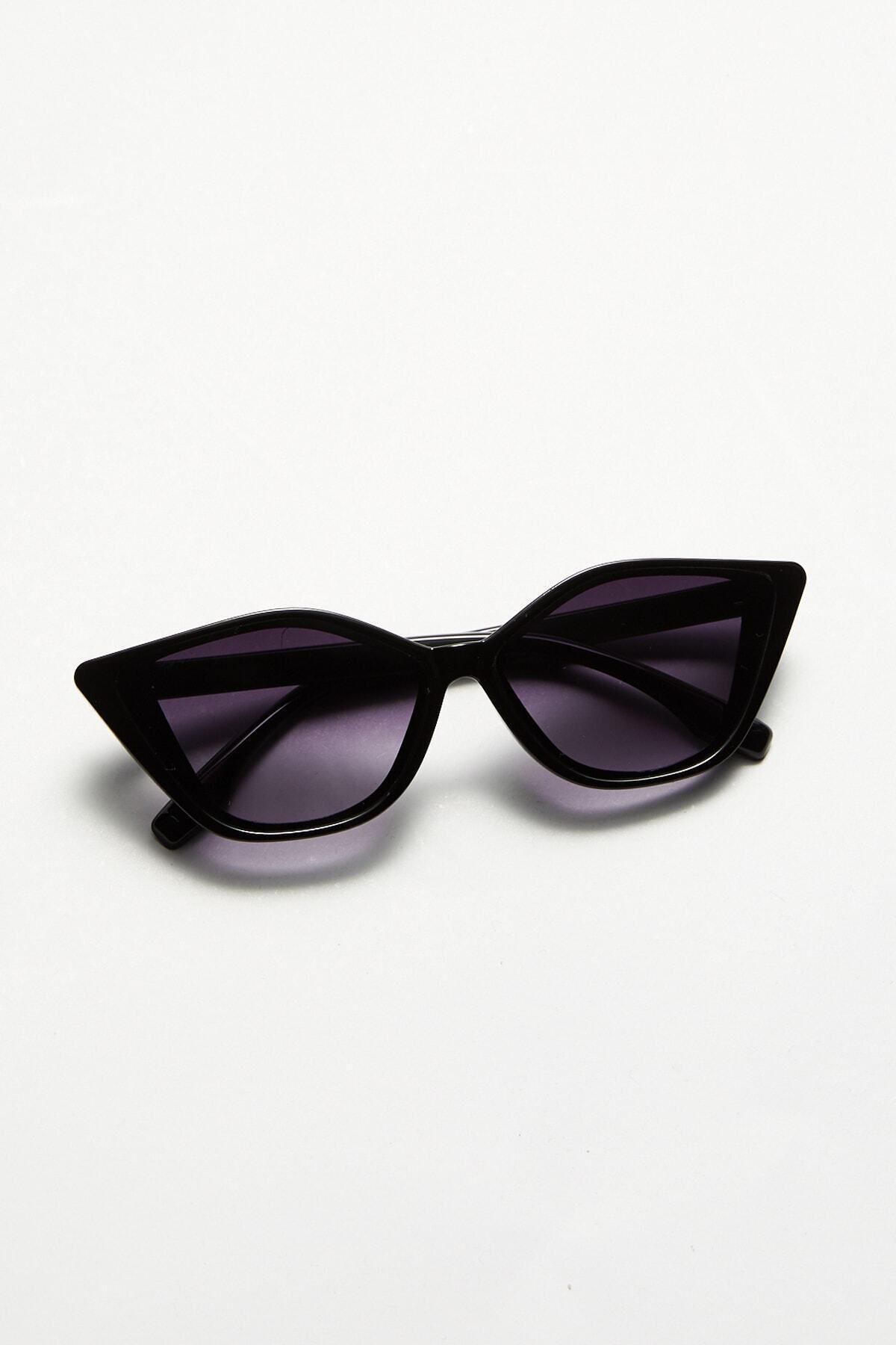 Cat Eye Füme Kadın Güneş Gözlüğü Apsn004500--55 Ekartman
