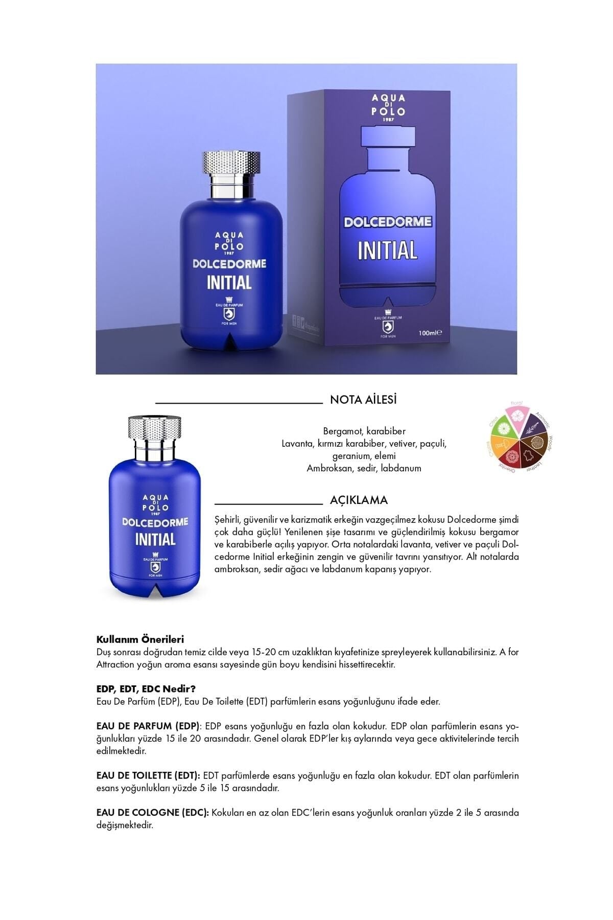 Dolcedorme Initial 90 ml 2'li Erkek Parfüm Seti Stcc021147
