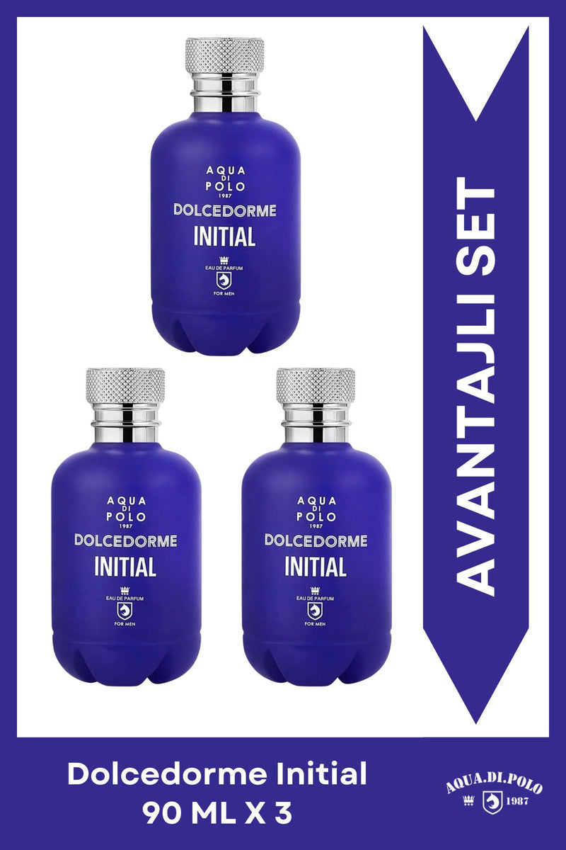 Dolcedorme Initial 90 ml 3'lü Erkek Parfüm Seti Stcc021148
