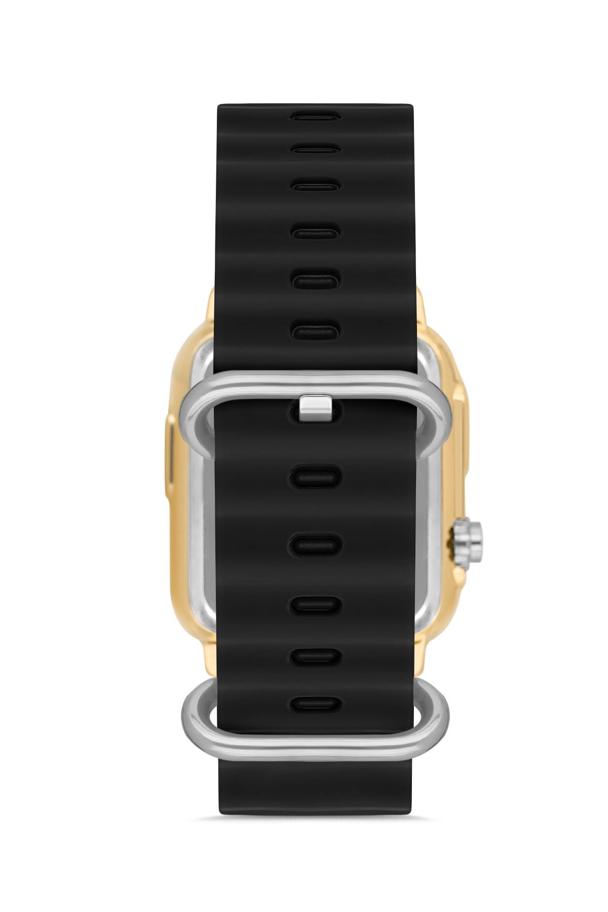 Gold Siyah Unisex Silikon Dijital Led Kol Saati Apwr033302