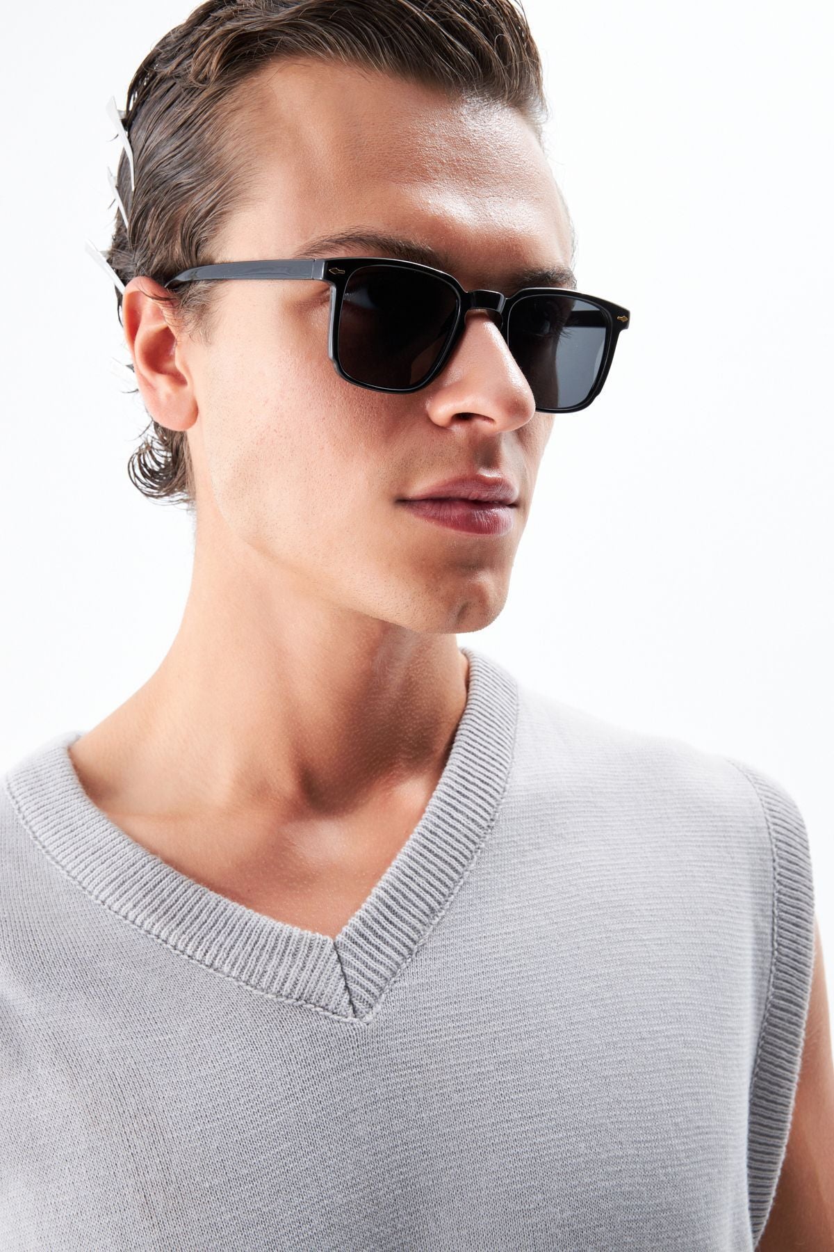 Aqua di Polo 1987 Black Men's Sunglasses APSI001906