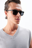 Aqua di Polo 1987 Black Men's Sunglasses APSI001906