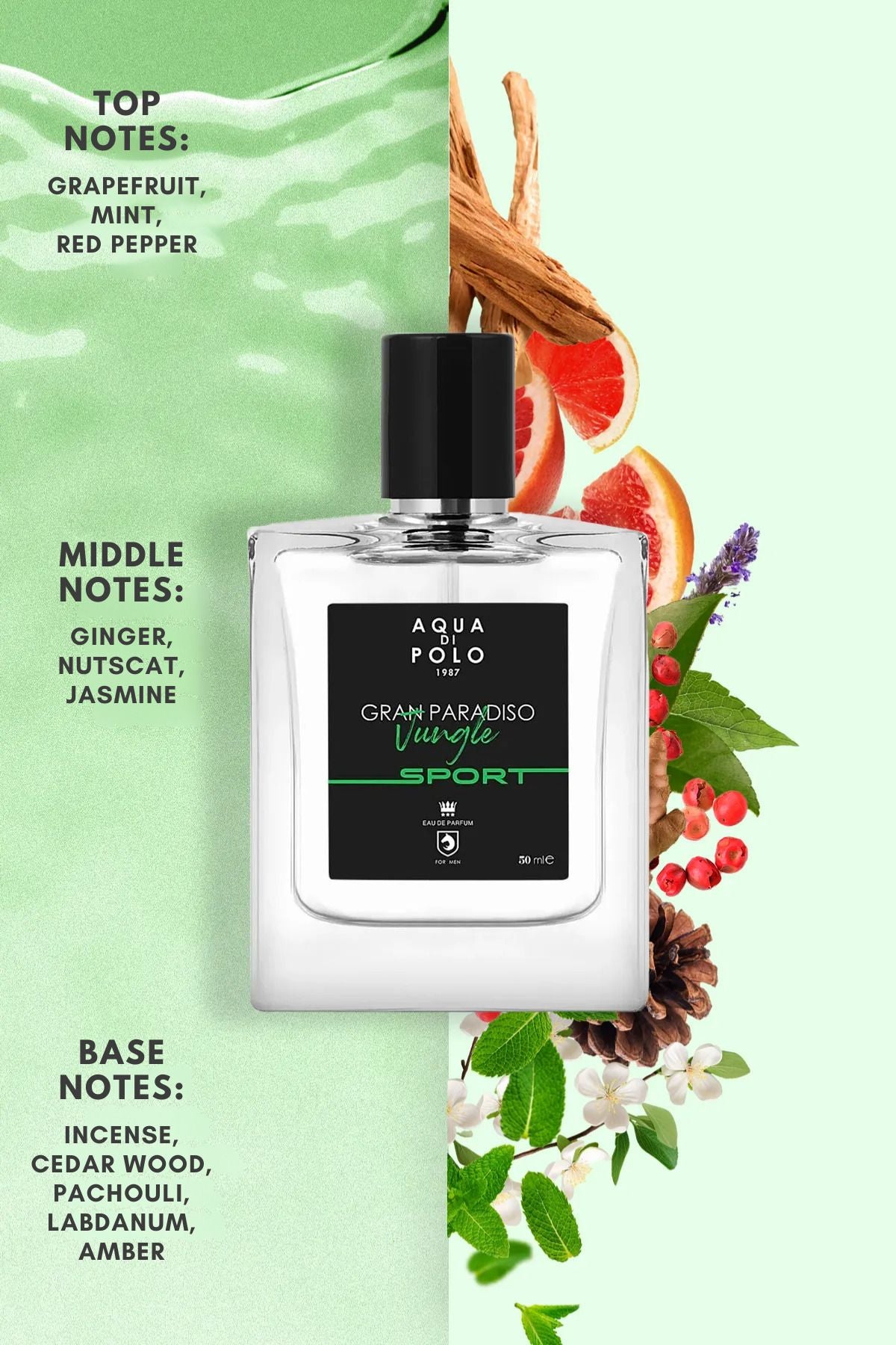 Iseo Sense EDP Kadın Parfüm ve Gran Paradiso Jungle Sport EDP Erkek Parfüm Seti 50 ml 2 Adet