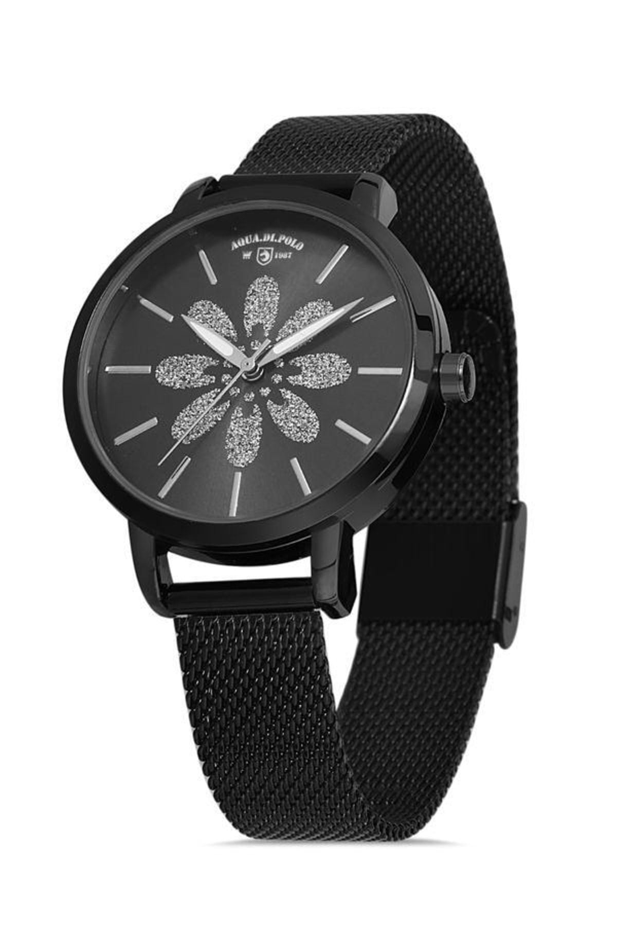 Aqua di Polo 1987 Black Mesh Women's Wristwatch APWO000401